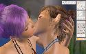 Lesbiennes elf baiser avec une langue dans les jeux lubriques